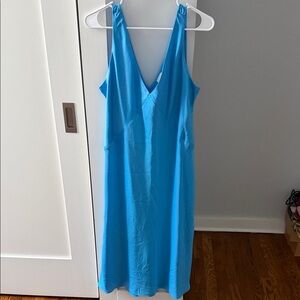 A New Day Vibrant Blue Sleeveless Dress